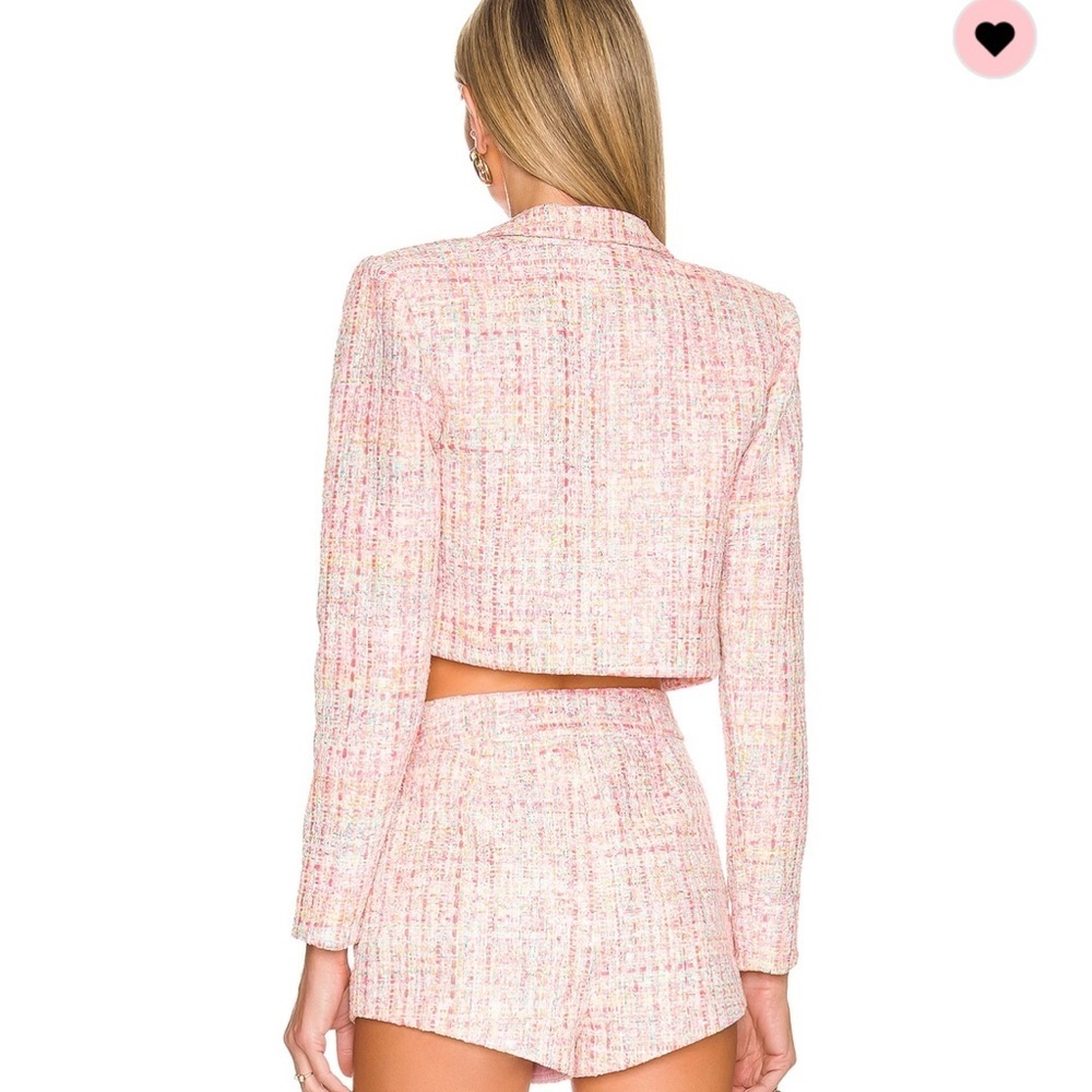 Revolve set cropped blazer; top - Picture 4 of 4
